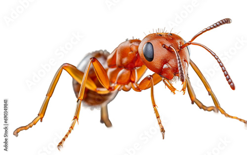 Leafcutter Ant Insect isolated on a transparent background.