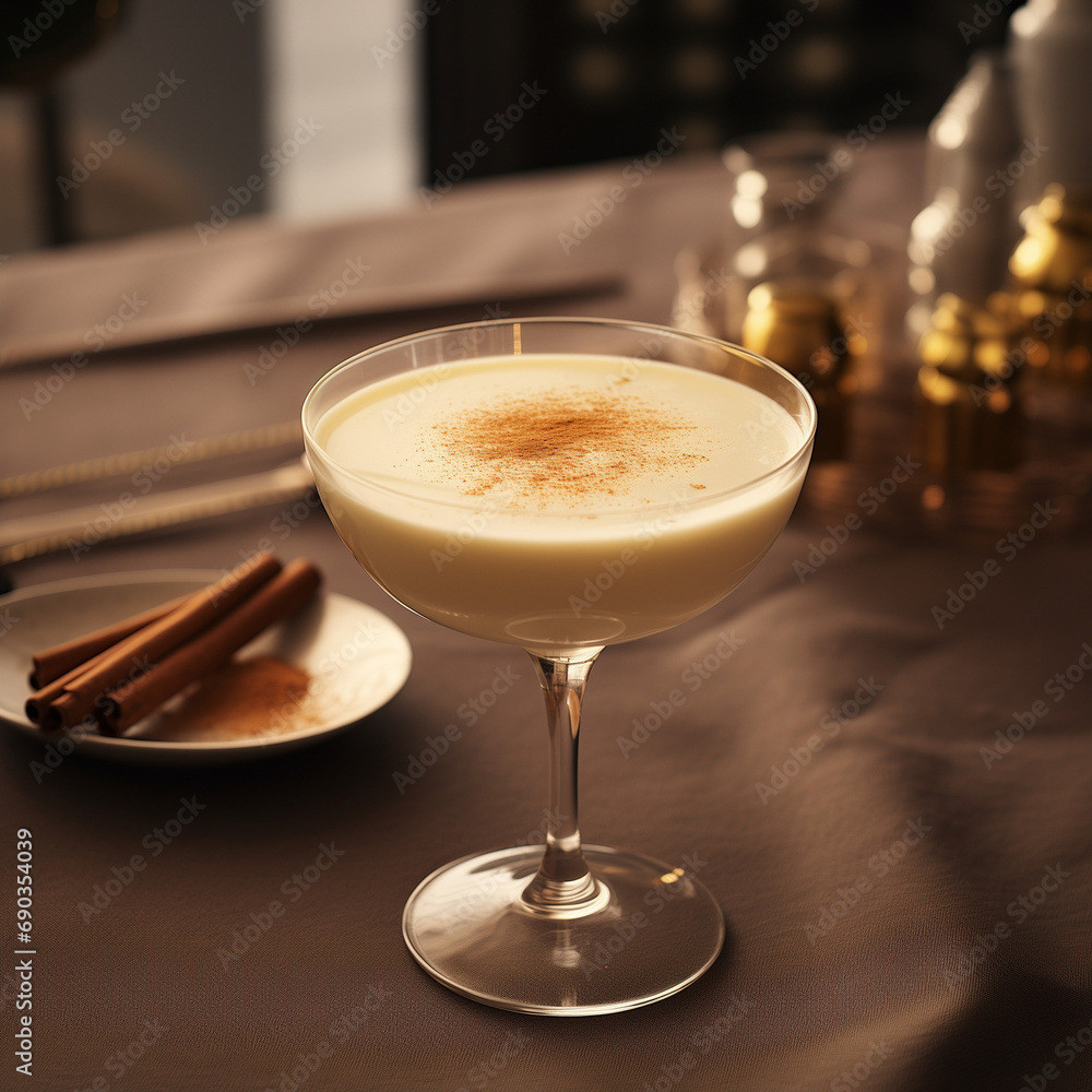 Creamy Eggnog with Nutmeg and Cinnamon Creamy Eggnog with Nutmeg and Cinnamon