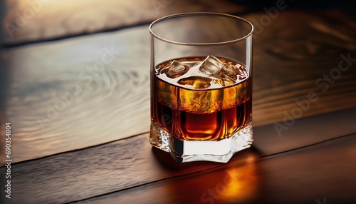 whiskey glass suitable for background or banner