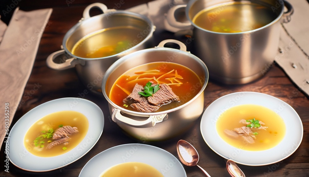 beef soup suitable as background or banner beef soup suitable as background or banner