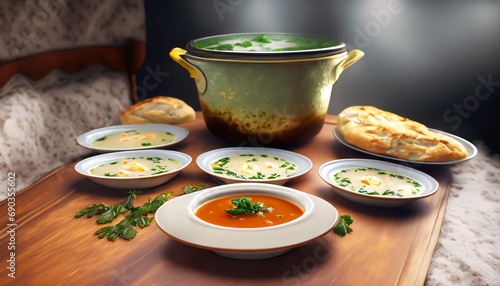 lentil soup suitable as background or banner