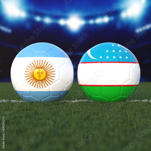 Argentina vs. Uzbekistan Soccer Match