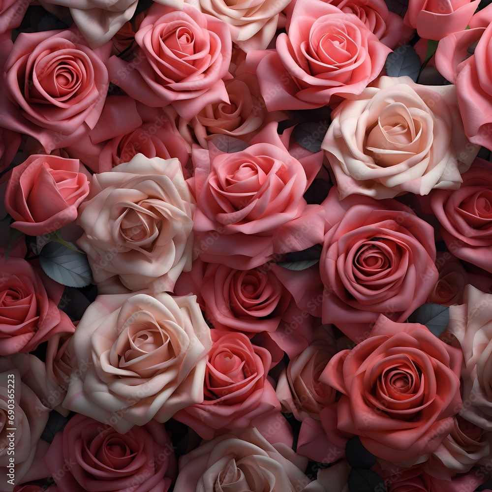 Ein schöner Hintergrund mit Rosen Ein schöner Hintergrund mit Rosen