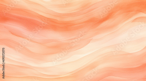 Elegant Peach Watercolor Texture Background - Soft and Delicate Artistic Design for Modern Illustrations and Creative Backdrops in Vector Format