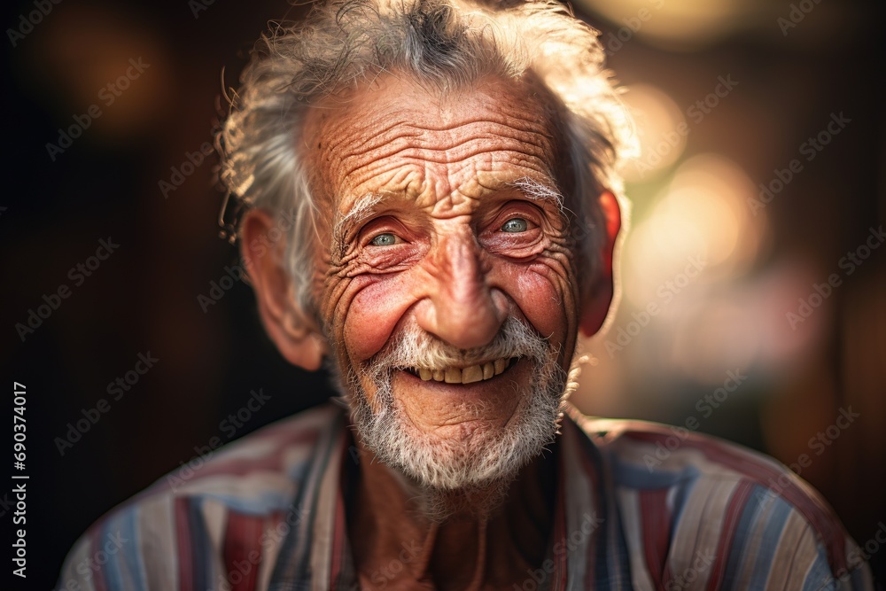 Healthy, smiling 100 years old man. Healthy, smiling 100 years old man.