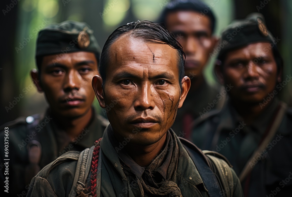 Portrait of men at war Portrait of men at war