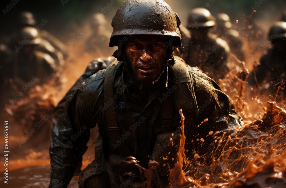 Military veterans are running Military veterans are running