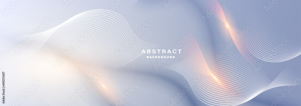 	
Modern abstract background with flowing particles. Digital future technology concept. vector illustration.	
