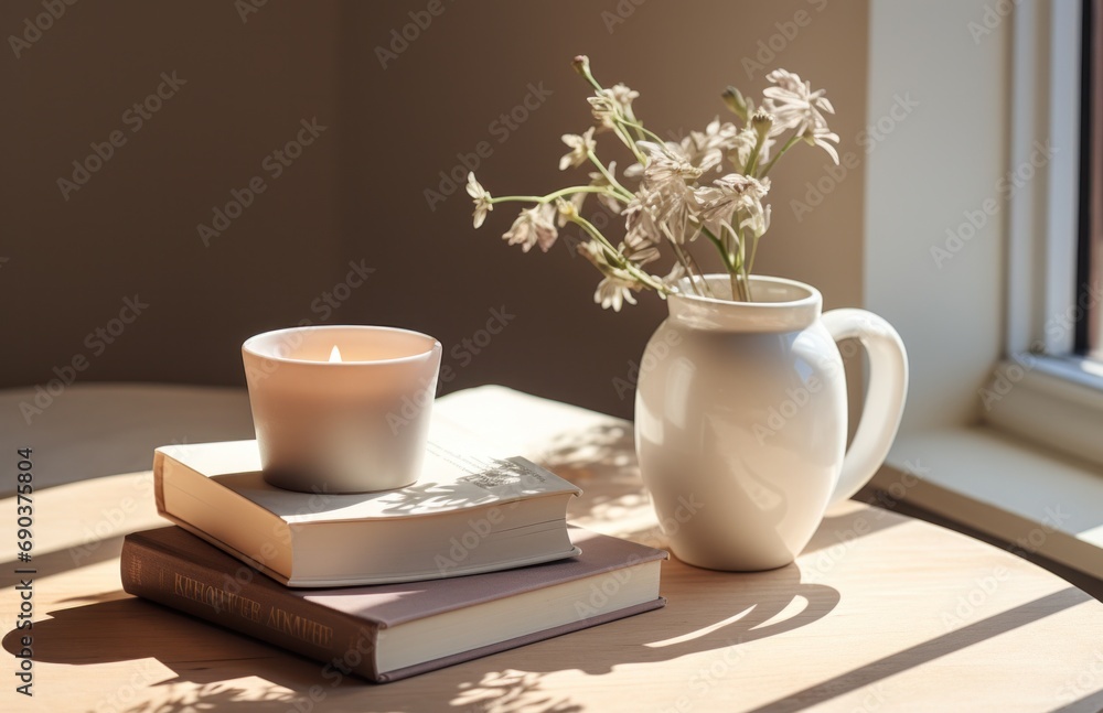 the book on the table next to the coffee cup the book on the table next to the coffee cup