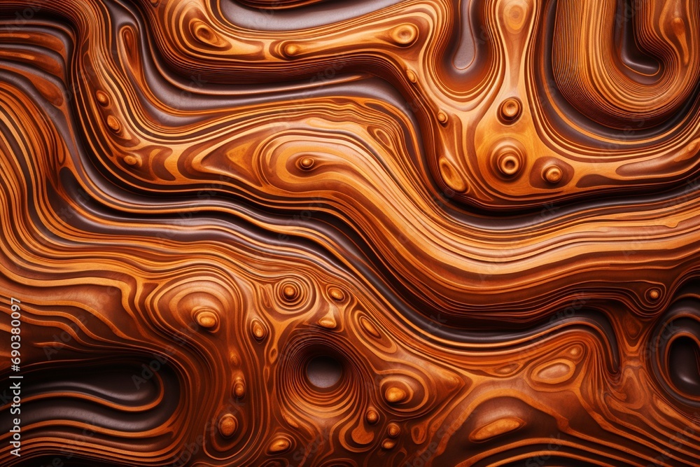 Witness the seamless blending of liquid copper and bronze swirls, creating a visually stunning 3D abstract landscape with rich, metallic hues. Witness the seamless blending of liquid copper and bronze swirls, creating a visually stunning 3D abstract landscape with rich, metallic hues.