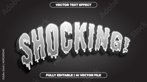 Vintage Horror Movie Text Effect | AI Vector File