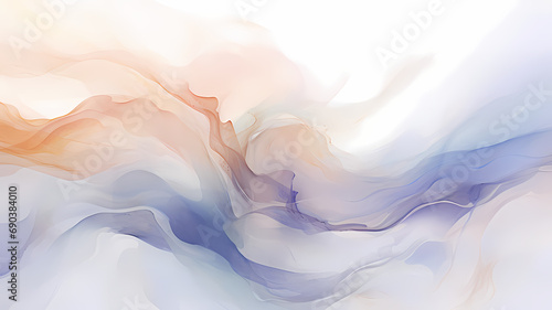 white abstract art with watercolor paint brush strokes, whisps and waves and calm background design, background, wallpaper, header, website, design resource