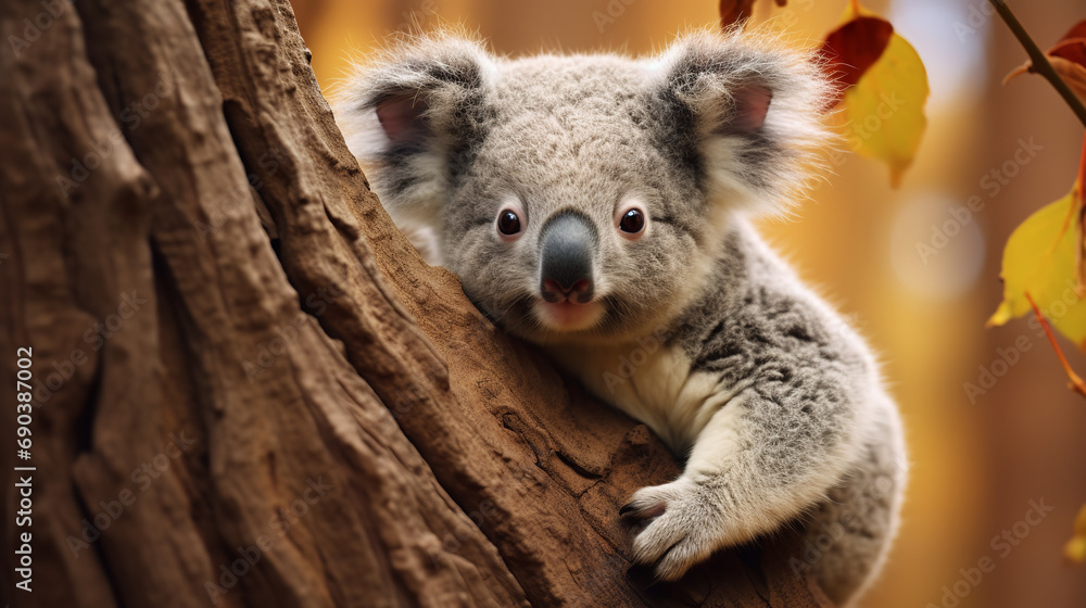 Koala in a tree Koala in a tree