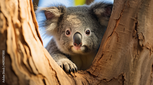 Koala in a tree © Nate