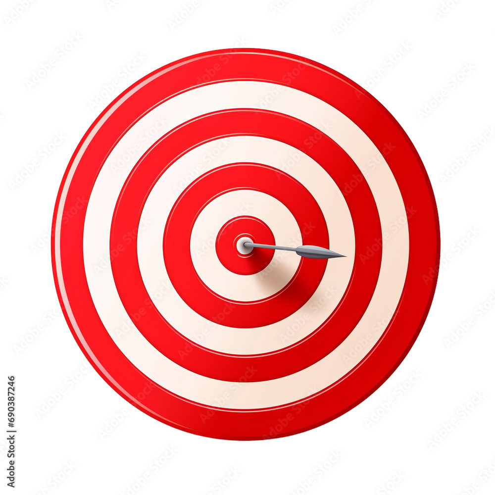 Target goal bullseye isolated on transparent background Target goal bullseye isolated on transparent background