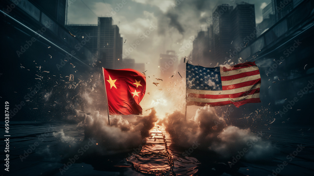 Conceptual Digital Illustration That Represents The Ongoing Global Conceptual Digital Illustration That Represents The Ongoing Global