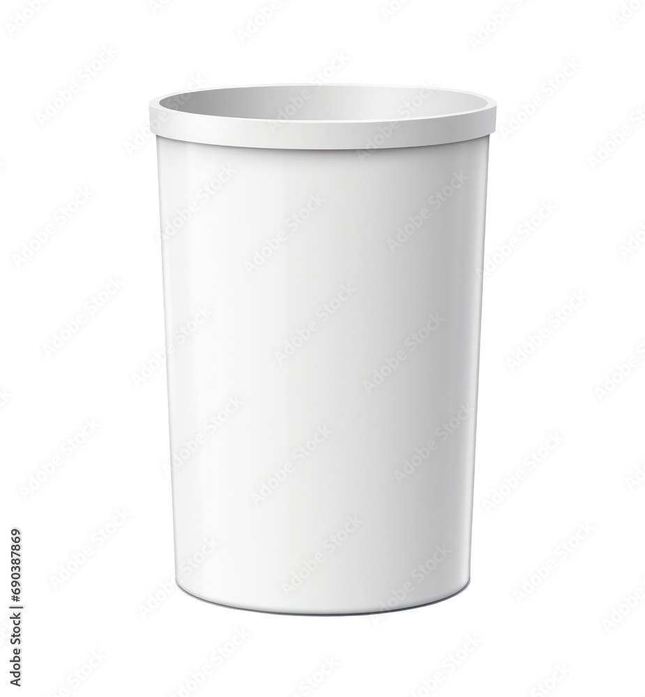 trash can isolated on white, generative ai trash can isolated on white, generative ai