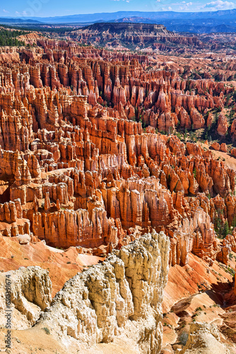 Inspiration Point Lookout in the Bryce Canyon National Park. Utah USA