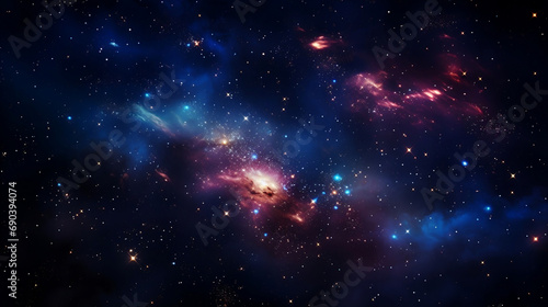a space wallpaper in very bright light, in the style of dark sky-blue and light red, light black and gold, detailed imagery, white and purple, dark amber and sky-blue, scientific accuracy