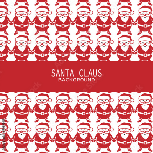 Pattern of santa Claus 