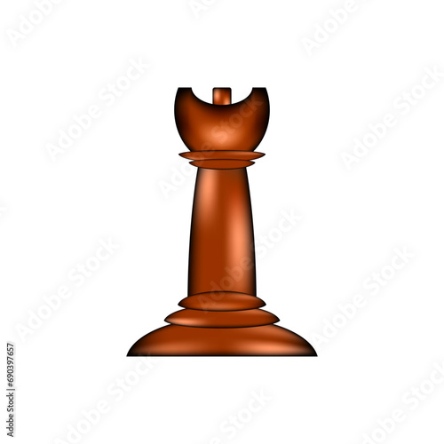 Rook chess icon.