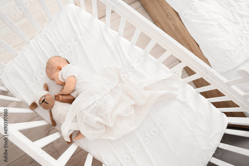 Little cute baby with toy s...