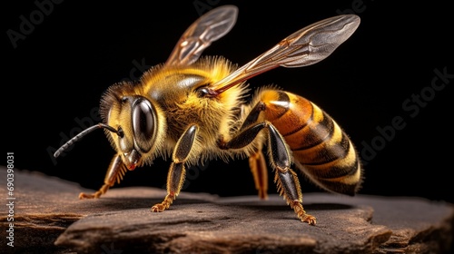 Abeille domestique Apis mellifera Apidae Honey bee photo