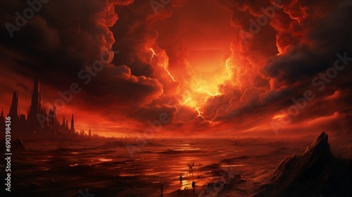 Apocalyptic sunset © Muslim