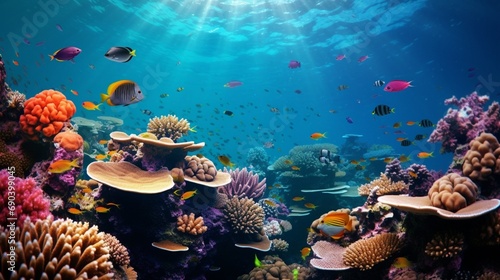 Beautiful coral reefs of the Red Sea © Muslim