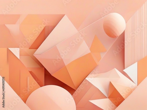 abstract background in Peach Fuzz colors
