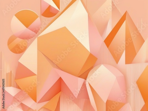 abstract background in Peach Fuzz colors