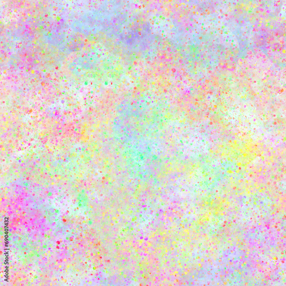 abstract watercolor colorful seamless pattern with splash
