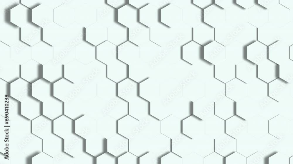 Background with white hexagons, pattern, cartoon background, abstraction Background with white hexagons, pattern, cartoon background, abstraction