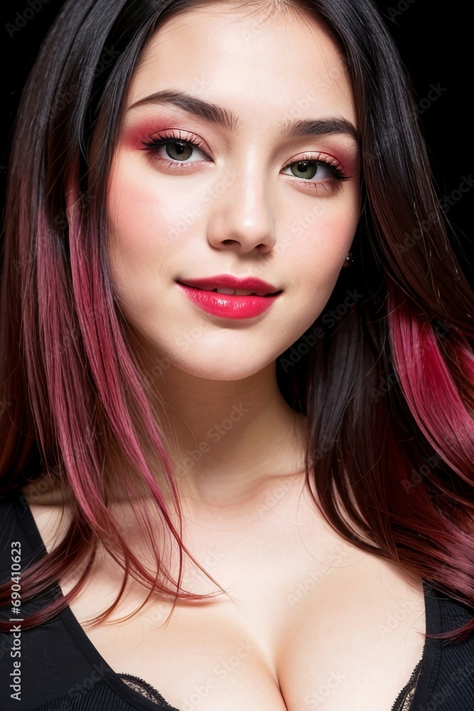 Fototapeta premium beautiful woman lifestyle luxury glamor model. Beauty skin care concept.