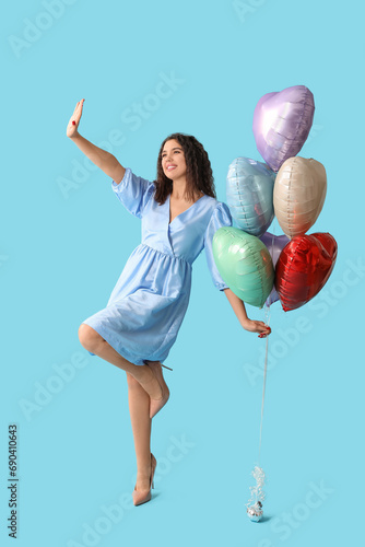 Beautiful young woman with ...