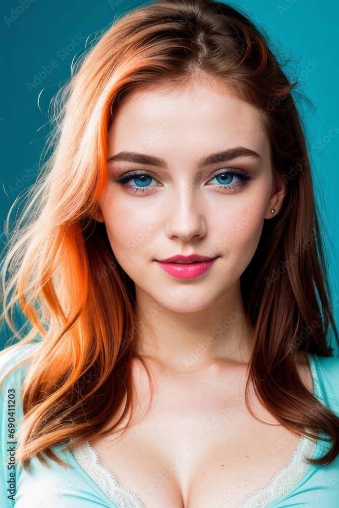 Naklejka premium beautiful woman lifestyle luxury glamor model. Beauty skin care concept.