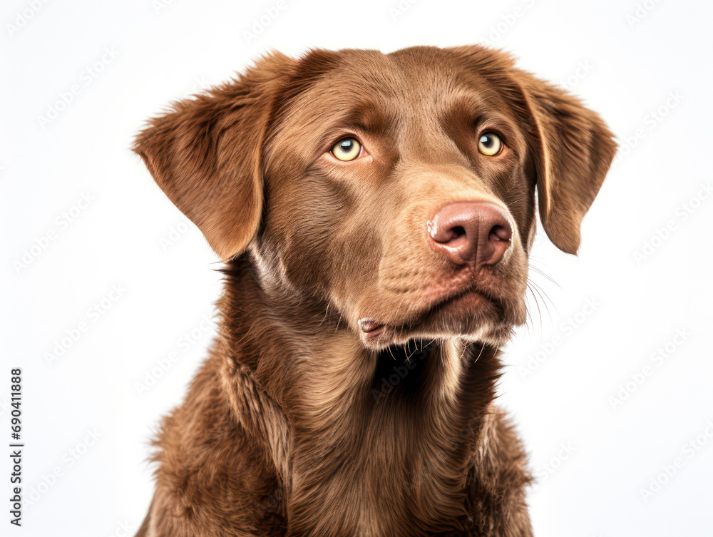 Chesapeake Bay Retriever Dog Studio Shot Isolated on Clear Background, Generative AI Chesapeake Bay Retriever Dog Studio Shot Isolated on Clear Background, Generative AI