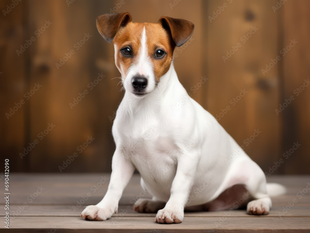 Jack Russel Dog Studio Shot Isolated on Clear Background, Generative AI Jack Russel Dog Studio Shot Isolated on Clear Background, Generative AI