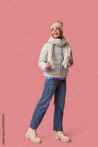 Beautiful young happy woman...
