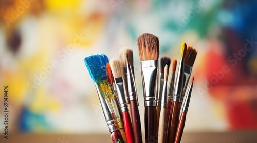 The composition of paint brushes