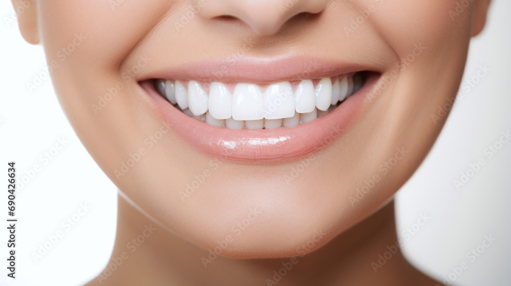 Obraz premium close up of a person with a smile