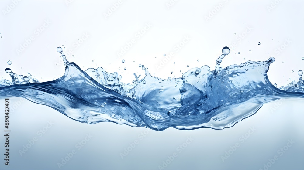 Abstract Aqua: Artistic Interpretation of Water Splash Abstract Aqua: Artistic Interpretation of Water Splash