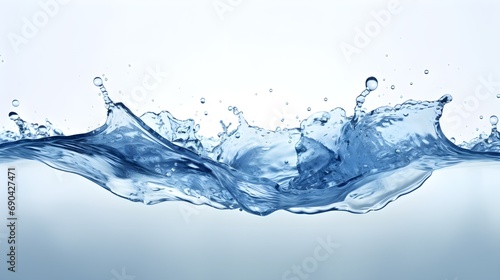Abstract Aqua: Artistic Interpretation of Water Splash