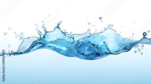 Abstract Aqua: Artistic Interpretation of Water Splash
