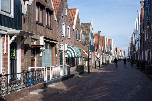 Volendam, Netherlands. Small town fishing village