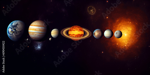 halloween pumpkin, Planet in space, Solar system planets, awesome science fiction wallpaper, cosmic landscape. elements of this image furnished, Planets in space NASA Style Solar system planets, 