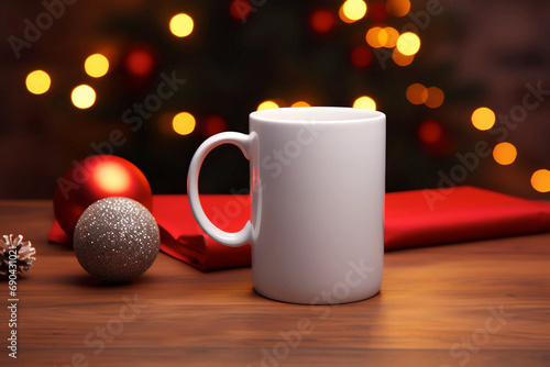Christmas Mug Mockup Christmas Ceramic Mug Mockup Coffee Cup Mockup