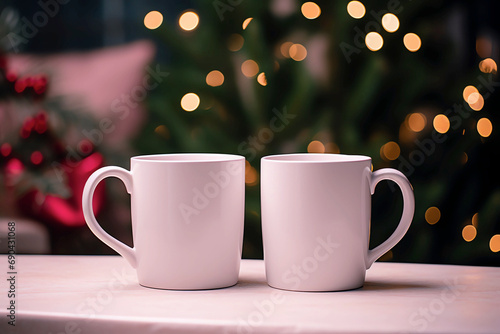 Christmas Mug Mockup Christmas Ceramic Mug Mockup Coffee Cup Mockup