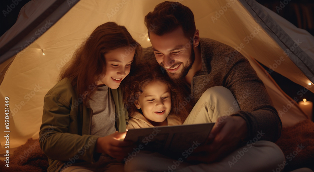 parents reading book to children parents reading book to children