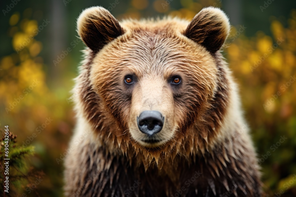 Wild brown bear Wild brown bear